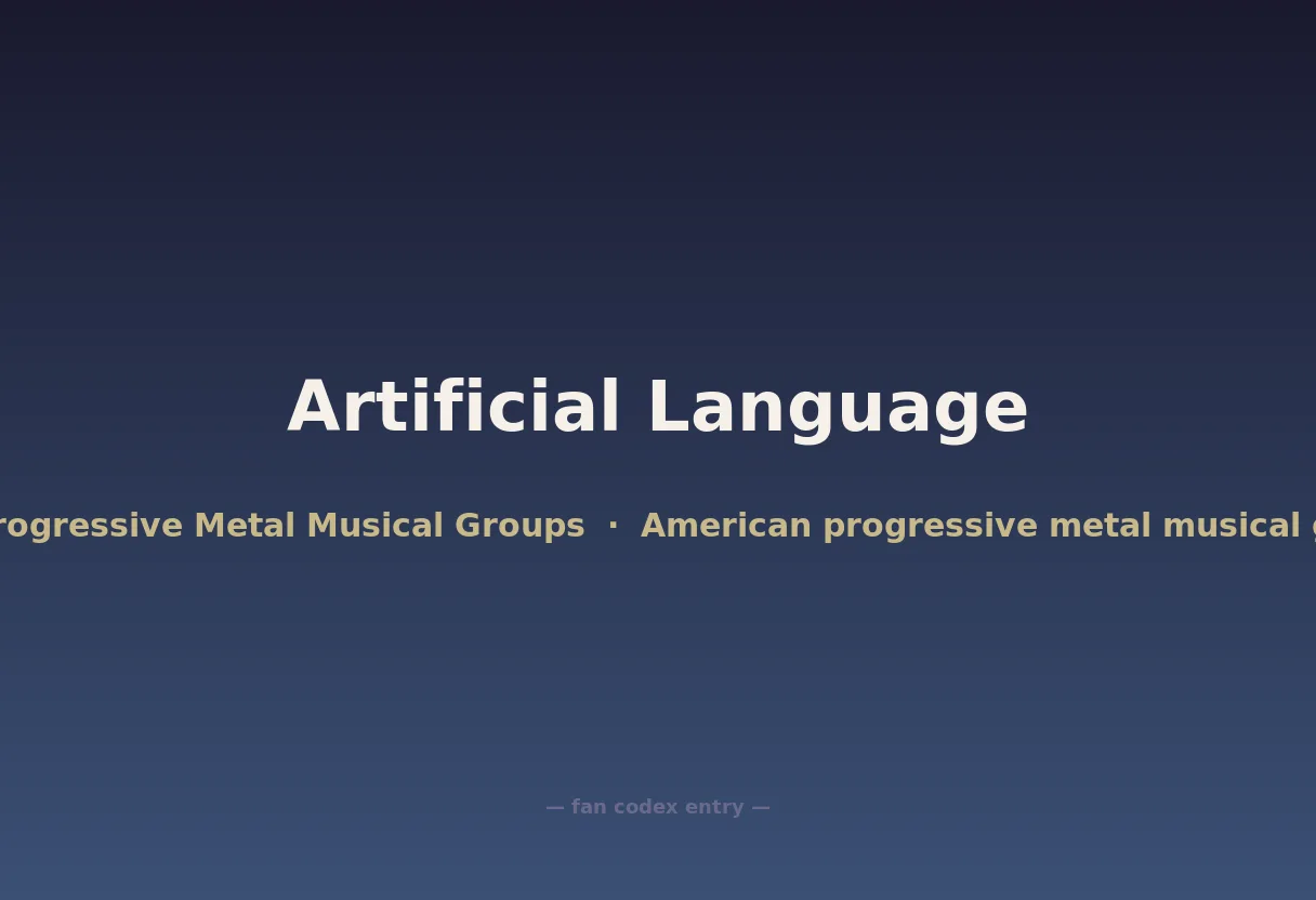 Artificial Language