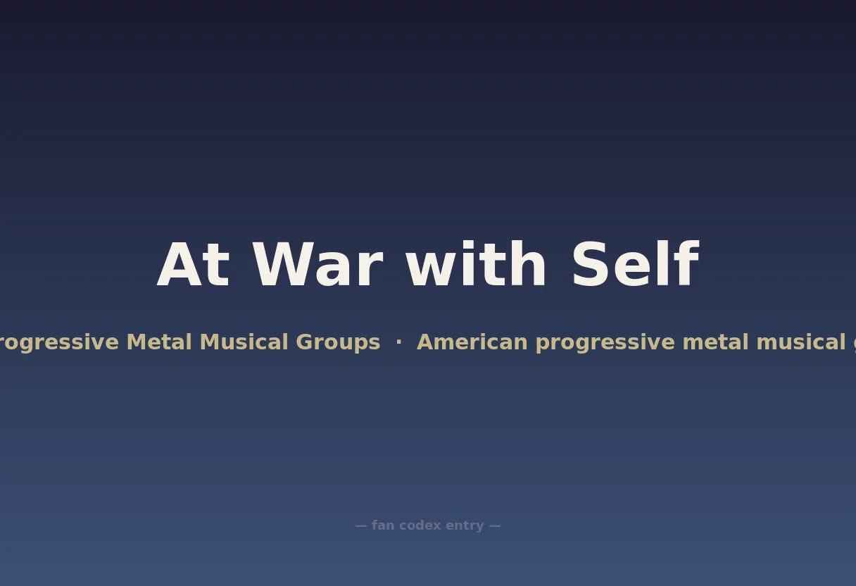 At War with Self
