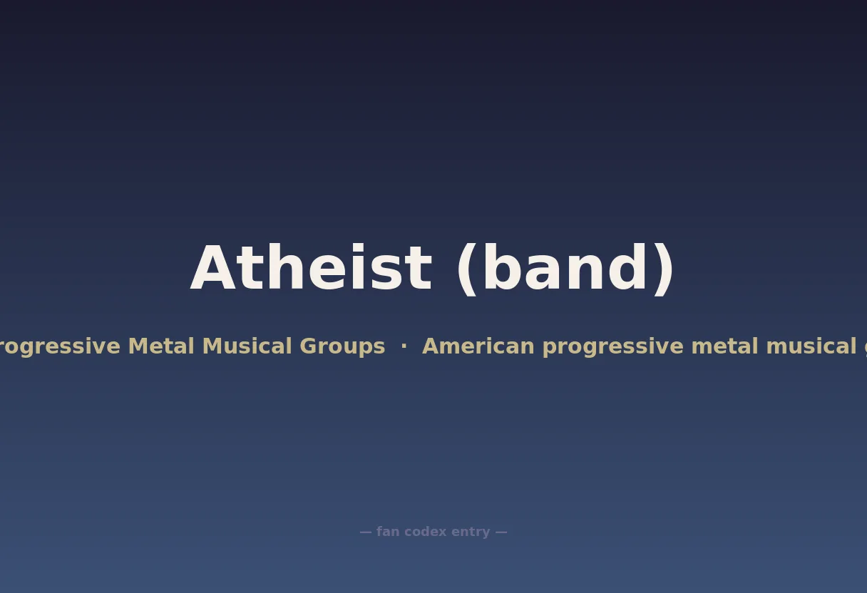 Atheist (band)